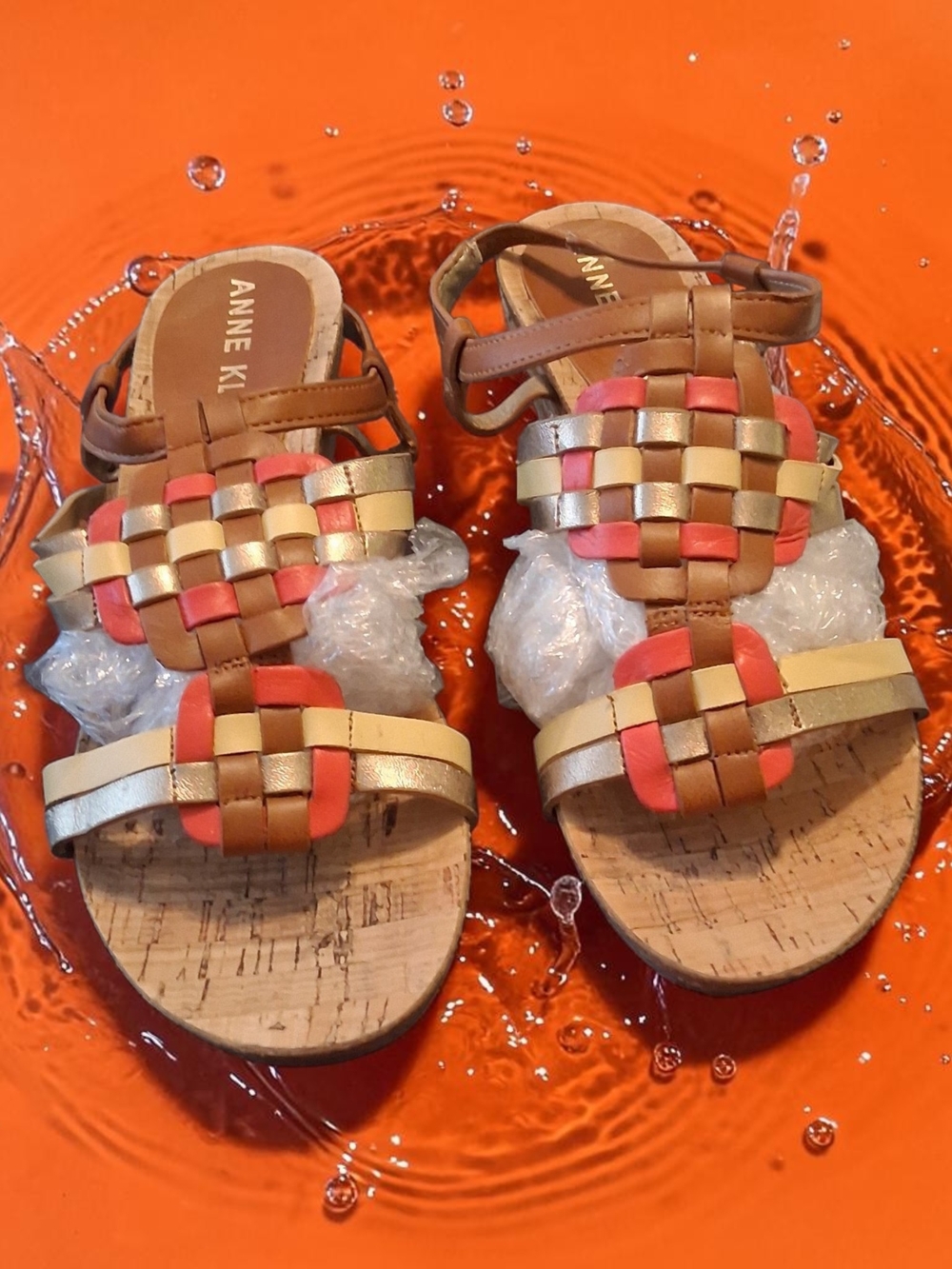 Anne Klein Tilly wedge sandals Womens Shoes Size 5.5 Summer Fashion Cute Boho